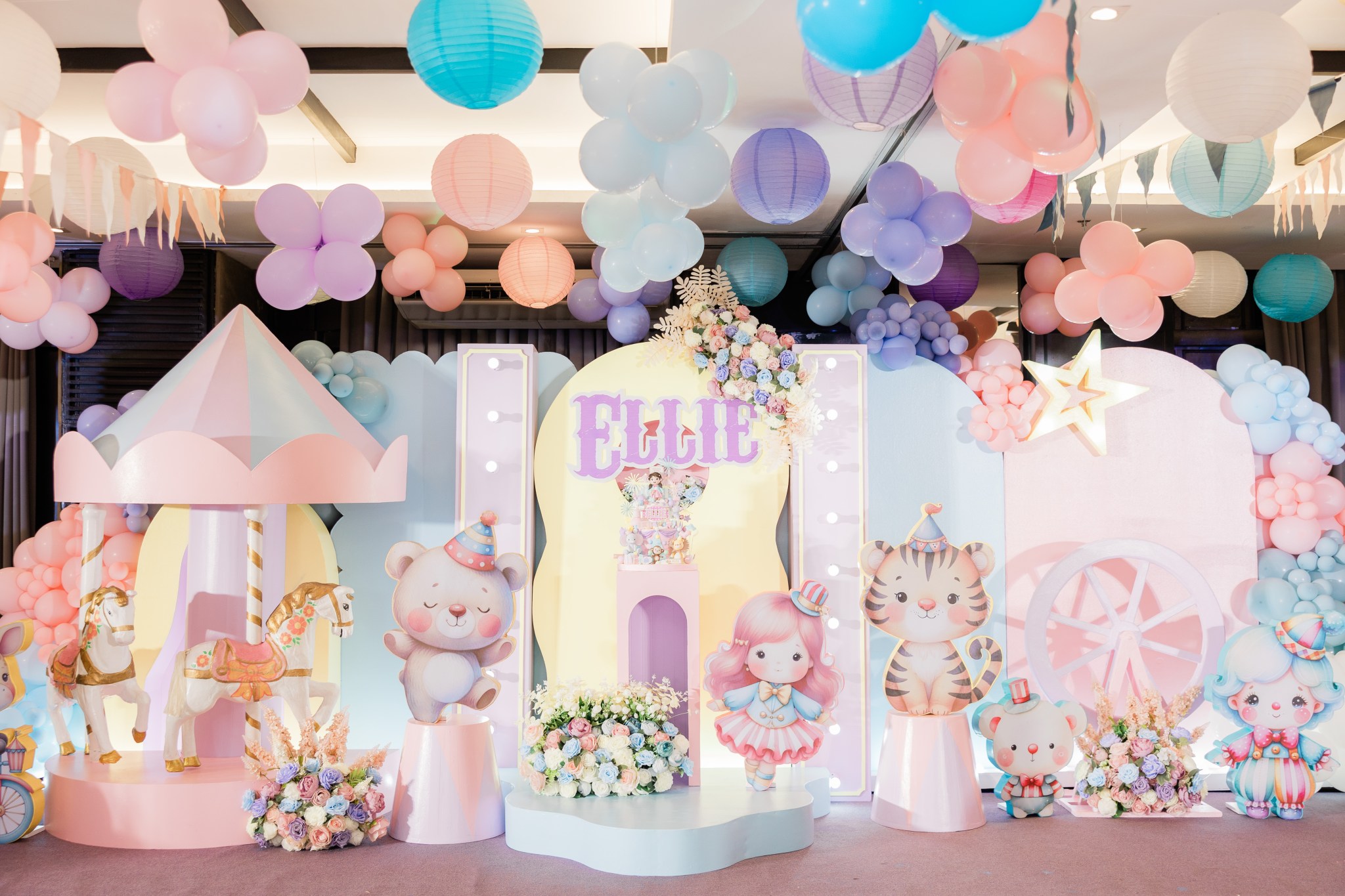 Ellie s Pastel Carnival Party STYLE IT DAINTY